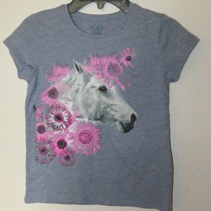 Children's Place Graphic T-Shirt Girls Size 7/8